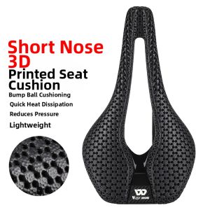 West Biking | Short Nose Hollow Breathable 3D Printing Saddle