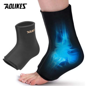AOLIKES 1PCS Ankle Ice Pack for Injuries Reusable Ice & Hot Therapy Premium Gel 360° Full Coverage for Sprained Ankle Injuries