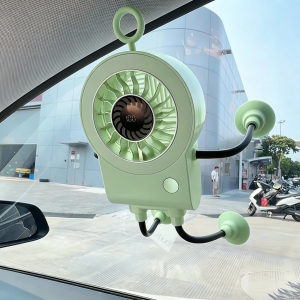 LUKSEN | Quiet Portable Charging Electric Fan with Long Battery Life Suction Cup