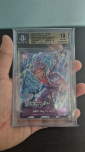 BGS 10 Gear 5 Monkey D Luffy #P041 HOLO Bandai Card Game Promo (ENGLISH) (2022) - One Piece Card GRADED
