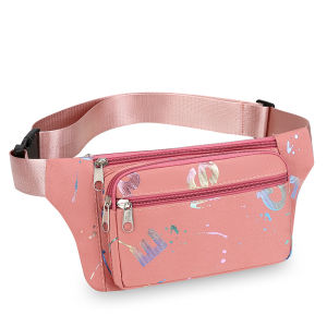 กระเป๋าคาดเอวผู้หญิงแบบลำลอง กระเป๋าใส่โทรศัพท์มือถือ กระเป๋าสะพายข้าง กระเป๋าใส่เหรียญ กระเป๋าคาดเอวแบบหลายชั้น กระเป๋าสะพายข้างสำหรับเดินทาง