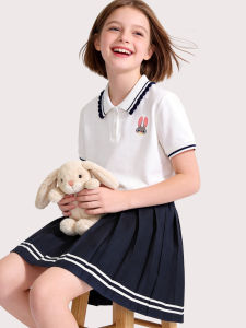Disney | Girls Summer Casual Set Polo Shirt Half Skirt