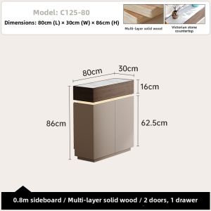 Ultra-thin Modern Minimalist Wall-mounted Storage Cabinet