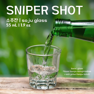 Sniper Shot Glass | Gelas Sloki | Gelas Tequila | Gelas Souvenir