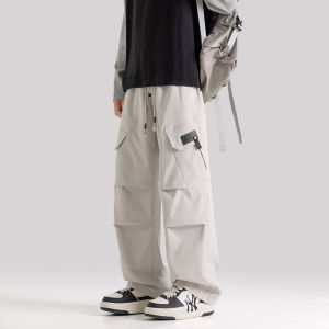 Baggy Pants For Man Casual Loose Fit Workwear Trousers Straight Leg Multiple Pockets Spring American Style