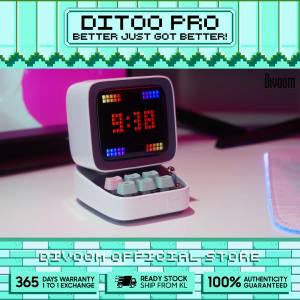 Divoom Ditoo Pro Global Version Pixel Art Bluetooth Speaker - White