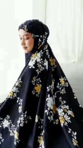 PROMO MURAH Mukena Dewasa Terbaru 2025 Motif Bunga Jumbo Free Tas