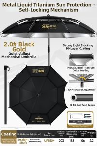 BENNUO | Camouflage Sun Shade Umbrella Outdoor Camping Fishing Use