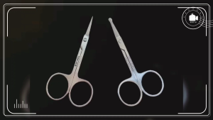 Stainless Steel Safety Scissors Round tip Pointed Art Scissor for crafts sewing quill