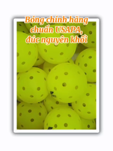 (Chính Hãng) Combo X1- X30 Bóng Pickleball F-Sport Đúc Nguyên Khối- Tiêu Chuẩn Thi Đấu Tập Luyện Chuẩn USAPA