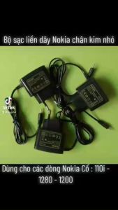 CỦ SẠC NOKIA CHÂN KIM - CHÂN TO CỦ VUÔNG CHO MỌI ĐIỆN THOẠI CÙNG CHÂN CẮM