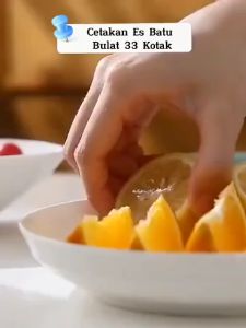 Ahoky - [RANDOM] Cetakan Jelly Es Batu 33 Slot MINI Cetakan Plastik Warna Random