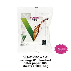 Hario Hand Made Coffee Filter Paper Japan Original Imported Authentic V60 Series Drip Type Filter Paper VCF