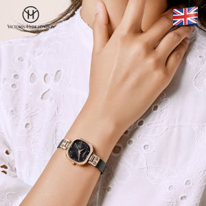 [2 Years Warranty] VICTORIA HYDE London Womens Watch Leather Strap Metal Strap Watch Original Design Watch ROCK