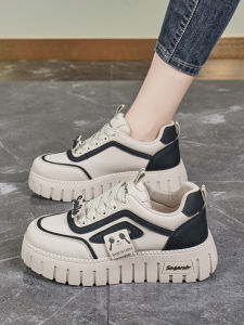 Rainy Day Womens Shoes Non Slip Thick Sole Leather Shoes 2024 Autumn 34 Small Size Soft Bottom Show Feet Small Casual Shoes