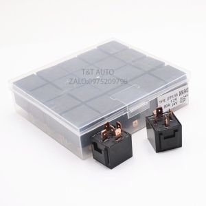 Bộ 1 cái rơ le chuyên dụng 80A gồm 12v 24v 4 chân và 5 chân.