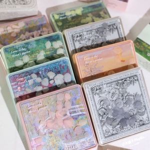 GOGO TALES Secret Garden Petal Eyeshadow Palette Matte Pearl White Water Milk Tea Earth Tone Neutral Skin Beauty Decoration