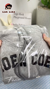 Áo Khoác Dây Kéo Bé Trai Hoodie Zip Form Rộng Nỉ Ngoại COEK Cool Ngầu từ 13 đến 50kg - Con Xinh