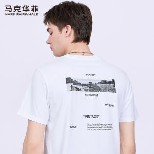 Mark Fairwhale | Embroidered Backprint Short Sleeve T-Shirt for Men