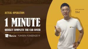 Half Car Cover Outdoor Sun Protection Resistant Waterproof RainDust Sun UV Aluminum Film Suitable for SUV Sedan Hatchback