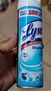 Lysol Antibacterial Disinfectant Spray (Crisp Linen /Crisp Berry /Citrus Meadows) - 170g  RB