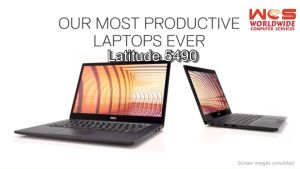 Dell Latitude 5490 | 14 inch Full HD FHD Business Laptop | Intel 8th Gen i5-8350U Quad Core | 8GB DDR4 | 256GB SSD | Win 11 Pro Refurbished with preowned Free Mouse & Bag