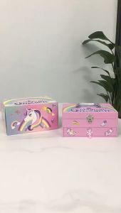 Bộ Trang Điểm Trẻ Em Jorunb Dành Cho Bé Gái Đồ Chơi Trang Điểm Sơn Móng Tay Hộp Đựng Mỹ Phẩm An Toàn Không Độc Hại