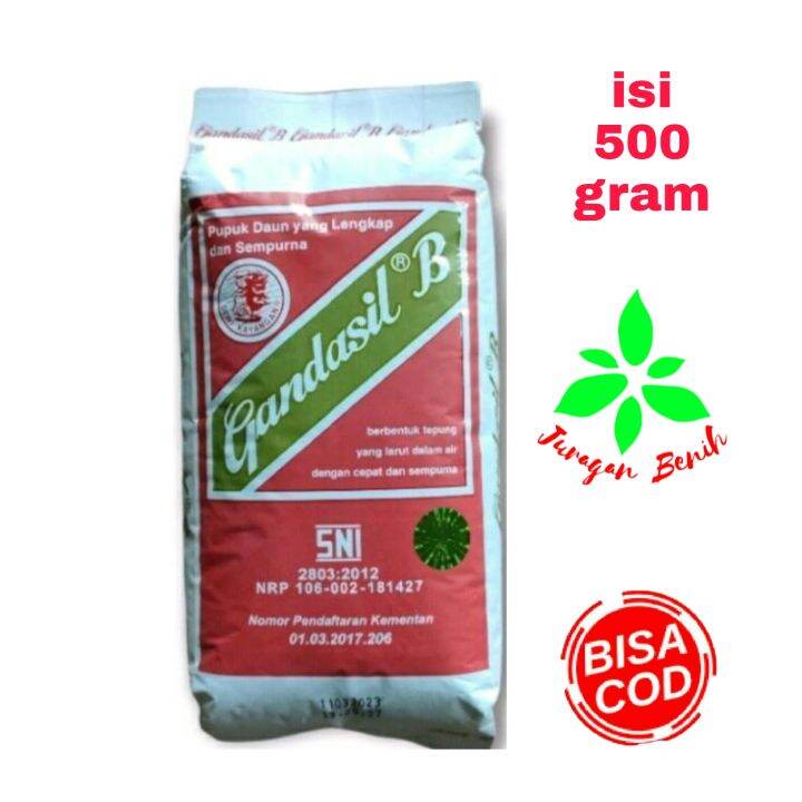 Pupuk Gandasil B - Pupuk Untuk Buah Isi 500 Gram - Pupuk Untuk ...