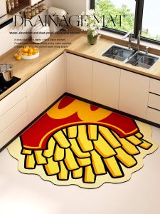 ZHIBAIJIA | Thảm Chống Trượt Thấm Nước Chống Dầu Có Thể Cắt