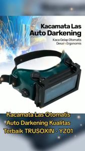 KALLA TaffGUARD Kacamata Tukang Las Anti Silau Solar Otomatis buka tutup Welding Glasses Auto - YZ01