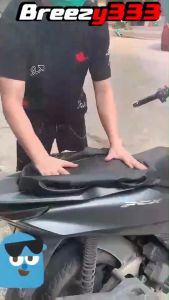 หนังหุ้มเบาะ ผ้าคลุมเบาะมอไซด์ หนัง PU คลุมเบาโซด์ สำหรับ PCX150-160 NMAX ADV SCOOPYi Breezy333