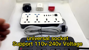 Smith Tools 6Power Socket Square/Round Extension With 3/6 USB Super Charge Ports Extensions Plug