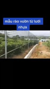 Lưới nhựa hàng rào cao 1m dài 10m 20m 30m.. mắt 2- Lưới nhựa dẻo quây gà lan can chung cư làm chuồng chim làm vườn