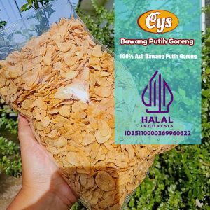 Bawang Putih Goreng 1 KG Bawang putih Goreng Kemasan 1000g