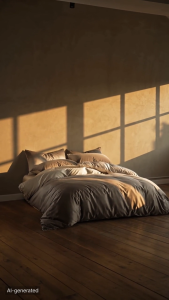 KUNFLOW Gradient Bedsheet Set | 980TC Soft Luxury Bedding | Two-Tone Ombre Design | Smooth Sleep Comfort