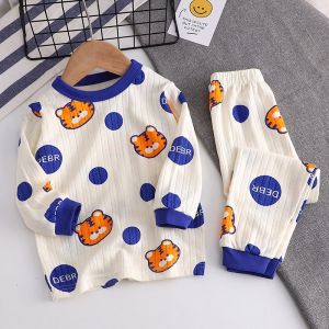 Pure Cotton Childrens Underwear Set Baby Boy Autumn Clothes Baby Girl Sleepwear Warm Casual Style Spring Autumn Season
