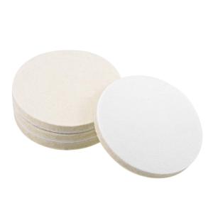 2-7 Inch Wool Felt Polishing Pads with Flocking Hook And Loop Back for Sander Stainless Steel Glass Mirror Polishing Wheel