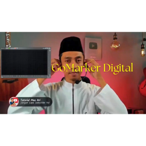 GO TaffSTUDIO Microphone Wireless clip on bando headset imam mesjid sholat tanpa kabel 2 PCS
