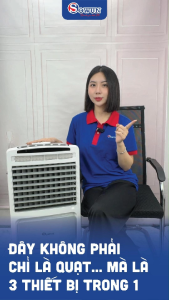 Quạt Điều Hòa Tích Điện SOWUN SW808S Công Nghệ Vừa Tích Điện Vừa Làm Mát Bằng Hơi Nước Tiện Lợi