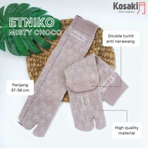 Kaos Kaki Muslimah Kaos Kaki Jempol Kaos Kaki Motif Timbul KOSAKI Etniko