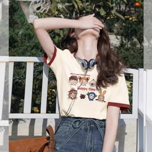 DVDK | Color Block Design Sense Casual T-Shirt