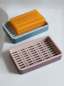 Large Soap Dish For Home Accessible Luxury Double-Layer Drain Soap Box Plus Size Laundry Soap Box Bathroom Soap Holder Soap Holder