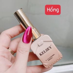 Sơn gel mắt mèo ánh trăng siêu sáng KELSEY chai sơn 15ml chất sơn hút mắt mèo có 3 màu ( vàng hồng cam )