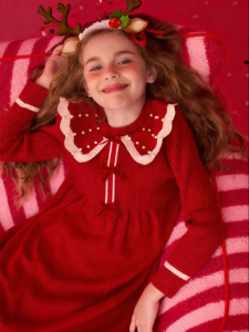PPTOWN | New Knit Princess Dress Pearl Collar 2026