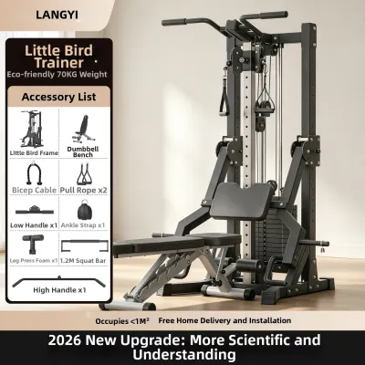 LANGYI | Multifunctional Home Gym Equipment for High Pull-Down and Bird Exercise