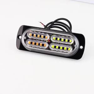 1pc Red Blue White 20LED Strobe Lights Flashing Side Marker Light Truck Lamp Bar Emergency Warning Hazard Beacon Signal Lighting