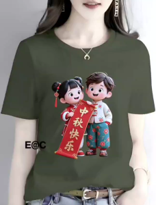 KAOS ATASAN WANITA DAN PRIA PREMIUM MLEK DTF BERKUALITAS