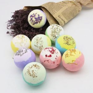 Bath Salt Ball TikTok Two-Color Petals Bath Salt Skin Beauty Bath Bomb Bath Salts Internet Celebrity Explosion Starry Sky Essential Oil Ball