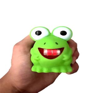 Creative Dinosaur Tongue Out BB Whistle Release Stress Squishy Frog Cute Little Dinosaur Squeeze Toys