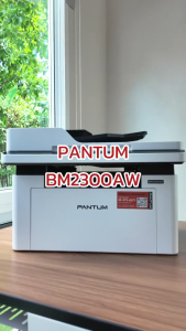 PANTUM BM2300AW ปริ้นเตอร์เลเซอร์ ขาว-ดำ LASER  All in One (พิมพ์-สแกน-ถ่ายเอกสาร) ประกันศูนย์ 3 ปี